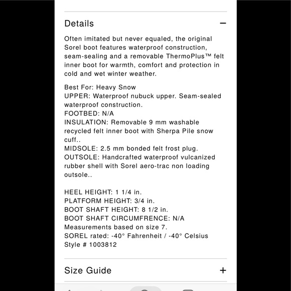 Sorel Caribou Winter Boots - Picture 8 of 8